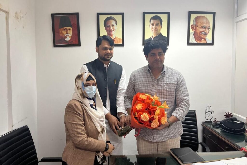 Dr. Mohammed Shoaib Meets with Congress Minority Department President Imran Pratapgarhi to Discuss Minority Community’s Role in Rajasthan Elections